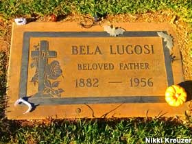 Grave marker of Bela Lugosi.