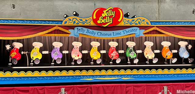 Revamped as entertainment: Jelly Belly Chorus Line.