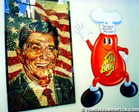 Ronald Reagan in jelly beans.