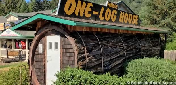 Famous One Log House.