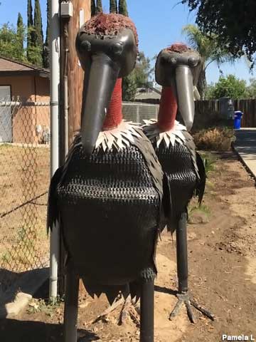 Scrap metal vultures.