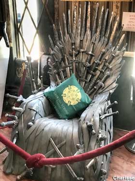 Game of Thrones throne.