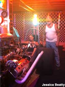 Dragster and Mel.