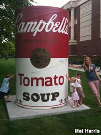 Campbell's Tomato soup can.