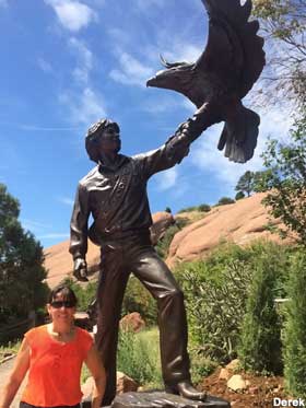 John Denver statue.