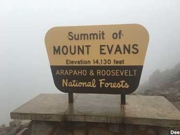 Summit sign.