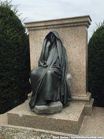 Famous Shrouded Grave Statue.