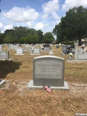 Grave of America's Oldest Man.