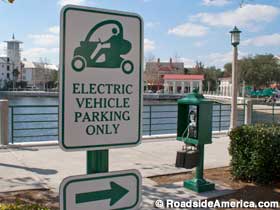 Electric Vehicle Parking Only.