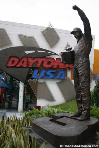 Dale Earnhart statue.