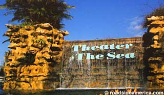 Theater of the Sea entrance sign.