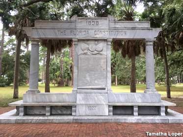 Florida Constitution monument.