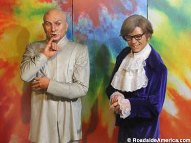 Dr. Evil and Austin Powers.