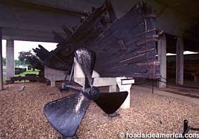 Confederate ship wreck.
