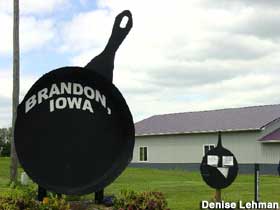 Fry Pan in Brandon, Iowa.