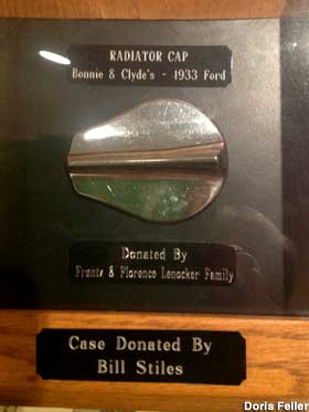 Bonnie and Clyde's 1933 Ford Radiator Cap