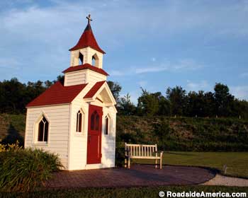 Tiny church.