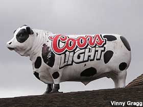 Coors Light Cow.