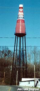 World's Largest Catsup Bottle.