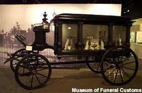 1914 formal hearse built in St. Louis.  