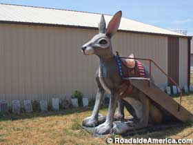 Ride the jackrabbit in the bunny graveyard.