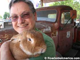 Owner and chief rabbit wrangler Rich Henry.