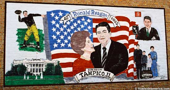 Tampico, Illinois, Reagan birthplace.