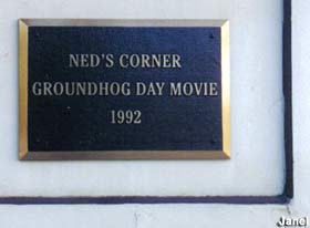 Ned's Corner sign  