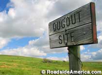 Boston Corbett's Dugout Site.