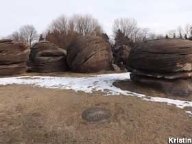 Rock City in the winter.