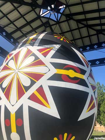 World's Largest Hand-Painted Czech Egg.