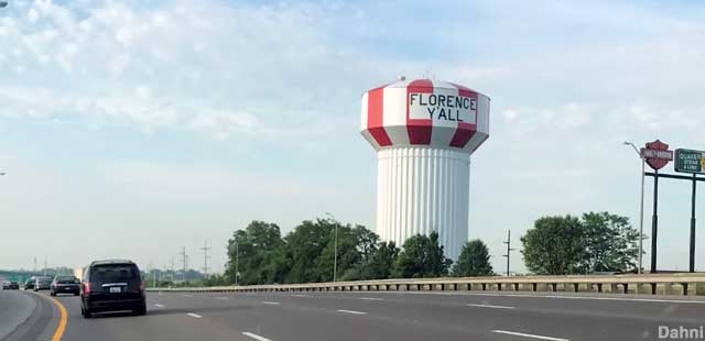 Florence Y'all Water Tower.