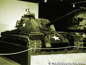 Patton tank exhibit.