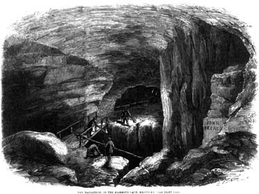 Maelstrom in Mammoth Cave, Illustrated London News, 1859.
