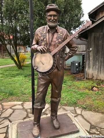 Old Joe Clark statue.