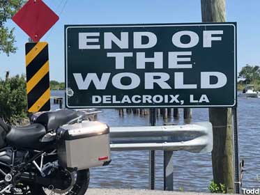 End of the World sign.