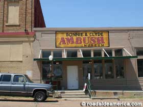 Bonnie and Clyde Ambush Museum.