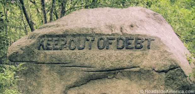 Keep Out of Debt.