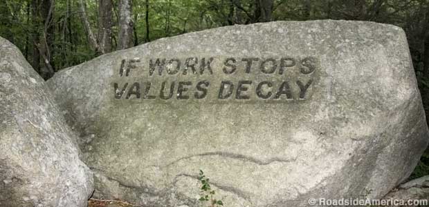 If Work Stops Values Decay.