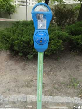 Parking meter.