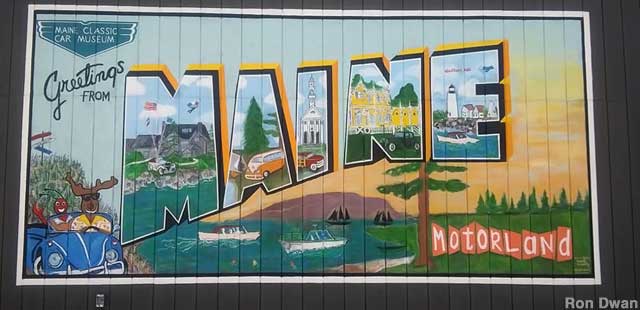 Motorland mural photo op.