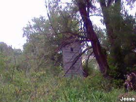 2-story outhouse.