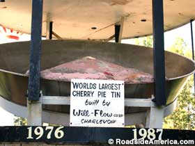 Largest Cherry Pie Tin.