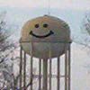 Flushing's Smiley Water Tower.