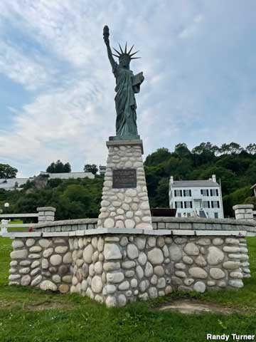 Liberty statue.