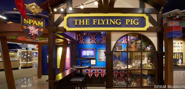 British SPAM love in The Flying Pig.