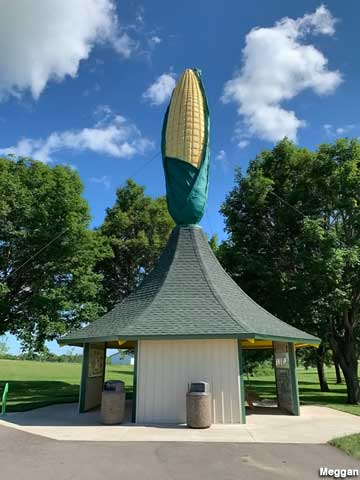 Giant Corn gazebo.