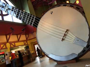 Giant banjo.