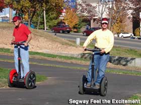 On the Segway Track in Branson.
