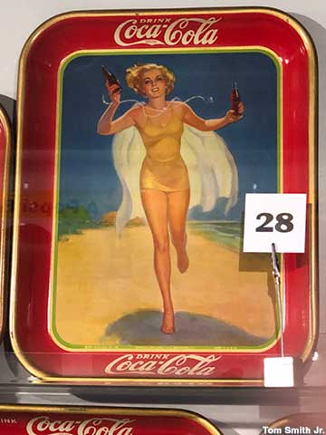 Tom's first soda collectable: a 1937 serving tray.